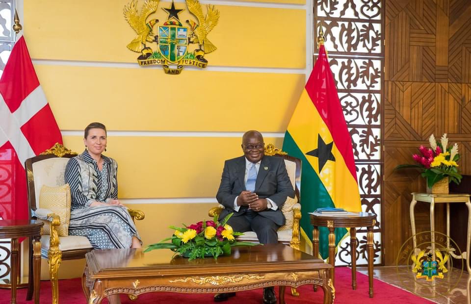 OFFICIAL VISIT TO THE REPUBLIC OF GHANA BY THE PRIME MINISTER OF THE KINGDOM OF DENMARK, H.E. MRS. METTE FREDERIKSEN FROM 24TH TO 25TH NOVEMBER 2021 | Ghana Embassy - Sweden -